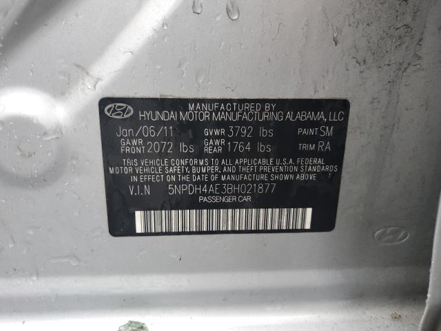 Photo 9 VIN: 5NPDH4AE3BH021877 - HYUNDAI ELANTRA GL 