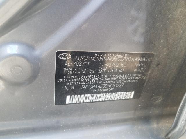 Photo 9 VIN: 5NPDH4AE3BH053227 - HYUNDAI ELANTRA GL 