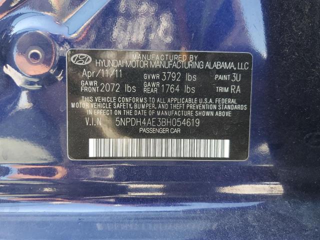 Photo 11 VIN: 5NPDH4AE3BH054619 - HYUNDAI ELANTRA 