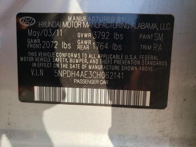 Photo 11 VIN: 5NPDH4AE3CH062141 - HYUNDAI ELANTRAGLS 