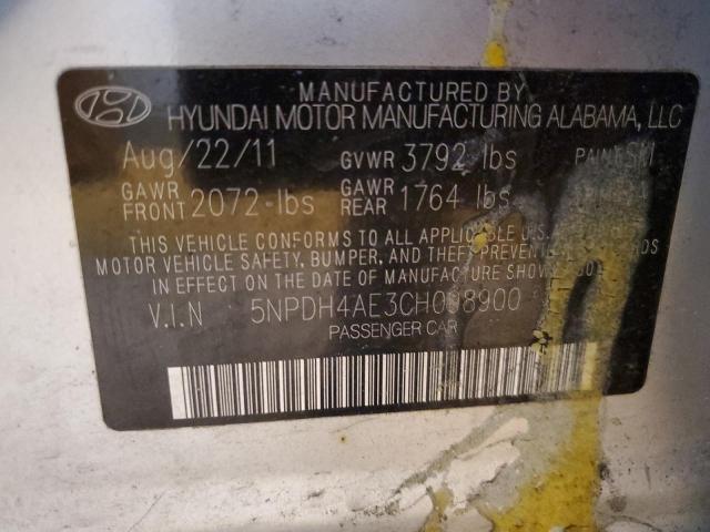 Photo 11 VIN: 5NPDH4AE3CH098900 - HYUNDAI ELANTRA 