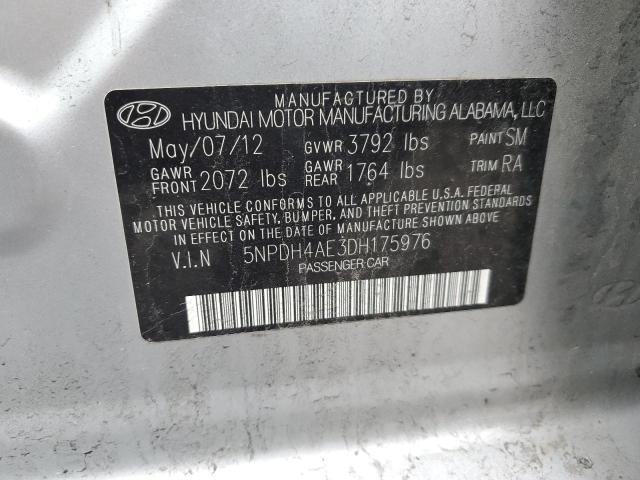 Photo 11 VIN: 5NPDH4AE3DH175976 - HYUNDAI ELANTRA GL 