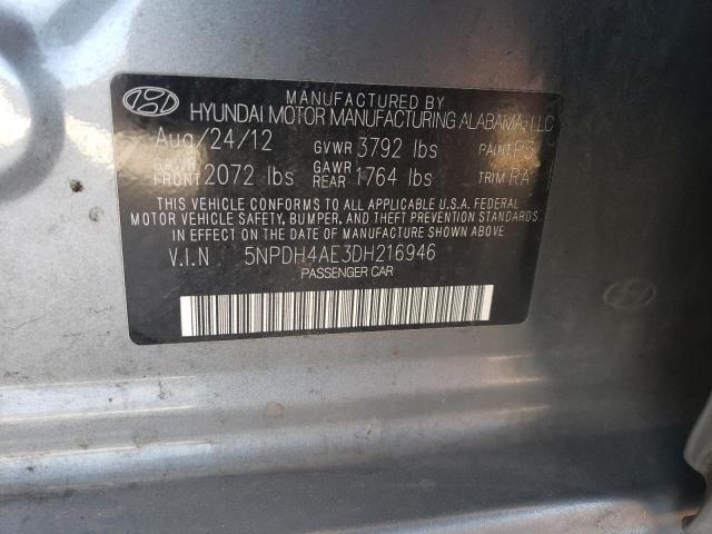 Photo 11 VIN: 5NPDH4AE3DH216946 - HYUNDAI ELANTRA GL 