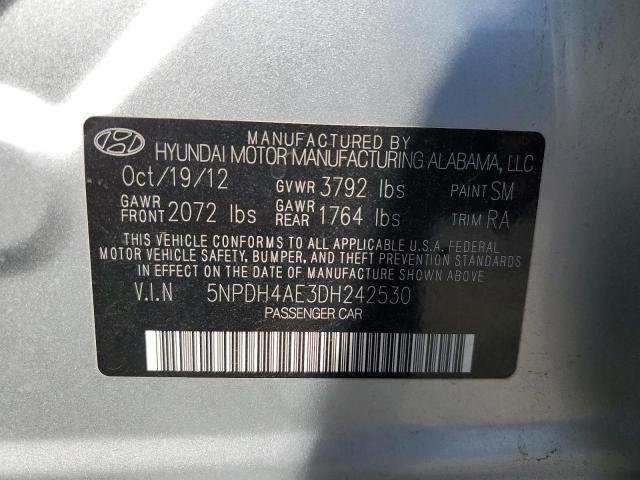 Photo 11 VIN: 5NPDH4AE3DH242530 - HYUNDAI ELANTRA 