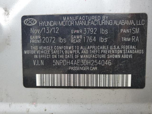 Photo 11 VIN: 5NPDH4AE3DH254046 - HYUNDAI ELANTRA 