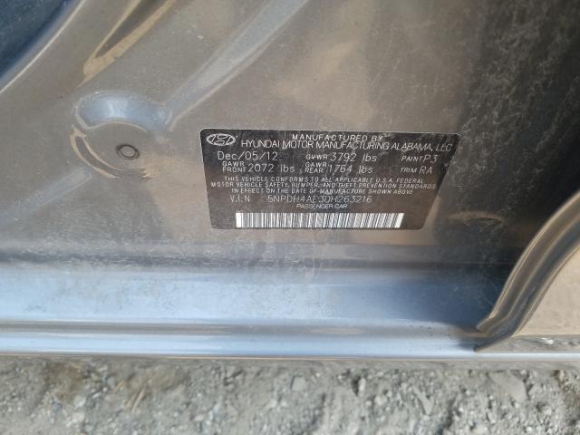 Photo 9 VIN: 5NPDH4AE3DH263216 - HYUNDAI ELANTRA GL 