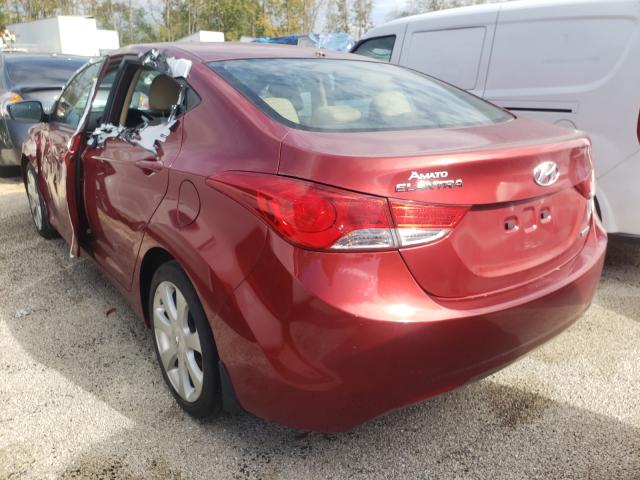 Photo 2 VIN: 5NPDH4AE3DH281876 - HYUNDAI ELANTRA GL 