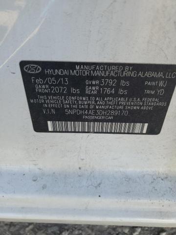 Photo 11 VIN: 5NPDH4AE3DH289170 - HYUNDAI ELANTRA 