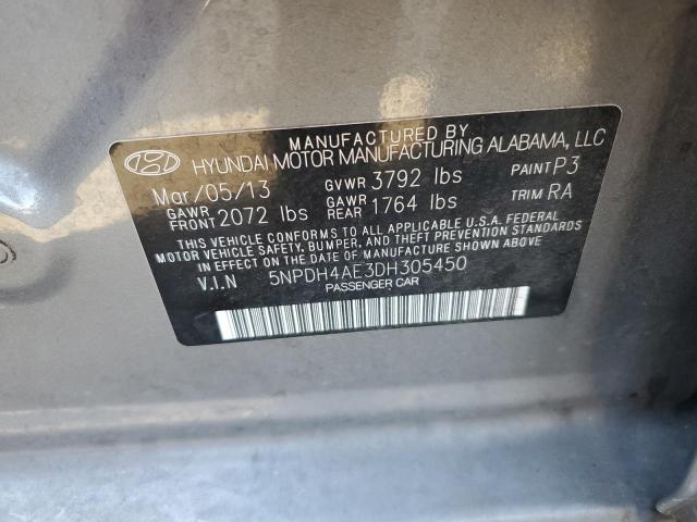 Photo 9 VIN: 5NPDH4AE3DH305450 - HYUNDAI ELANTRA GL 