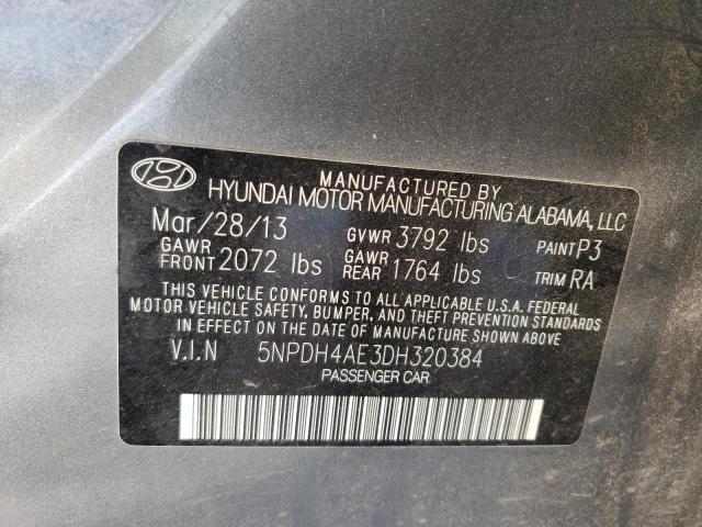 Photo 11 VIN: 5NPDH4AE3DH320384 - HYUNDAI ELANTRA GL 