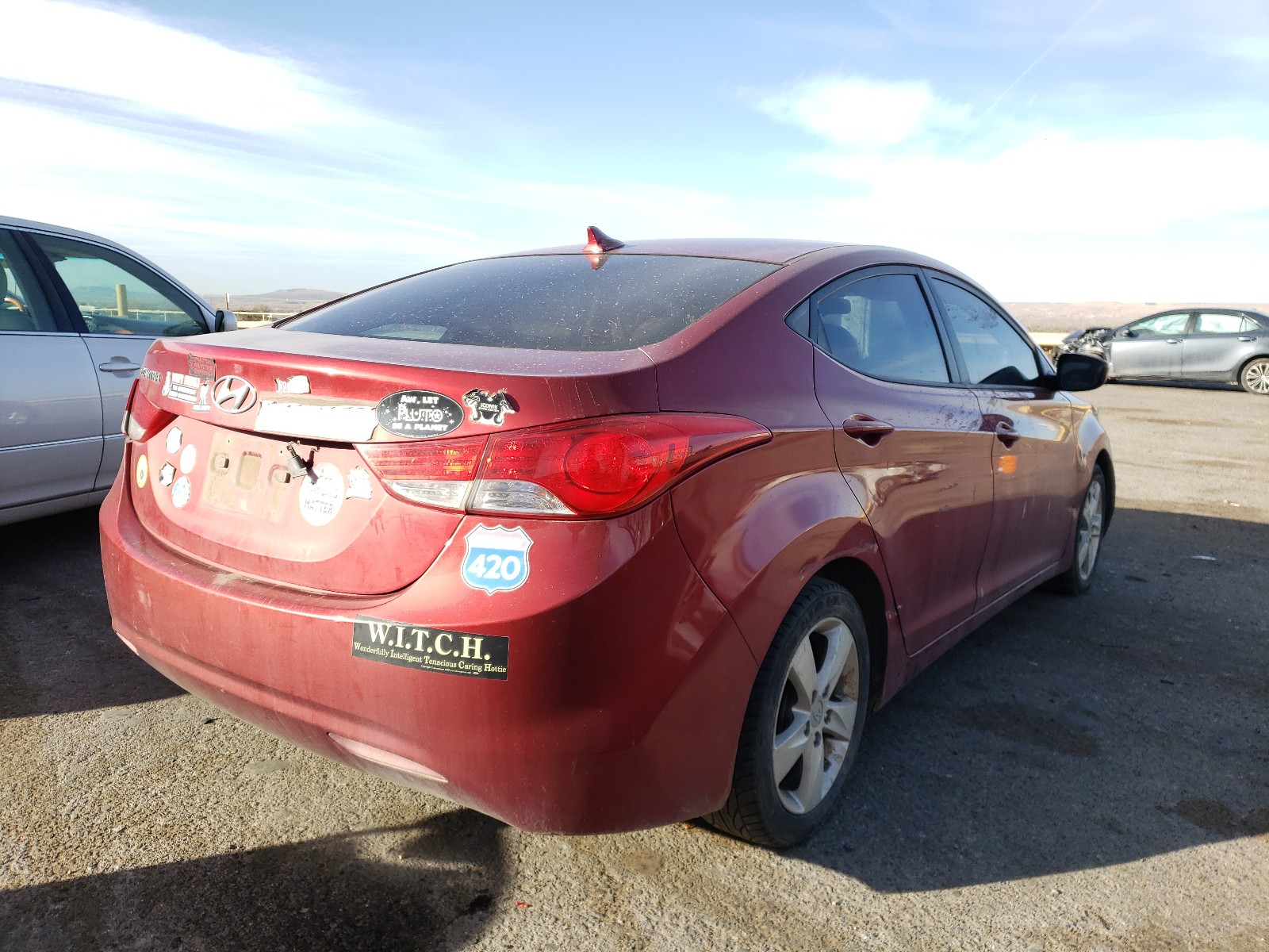 Photo 3 VIN: 5NPDH4AE3DH334768 - HYUNDAI ELANTRA GL 