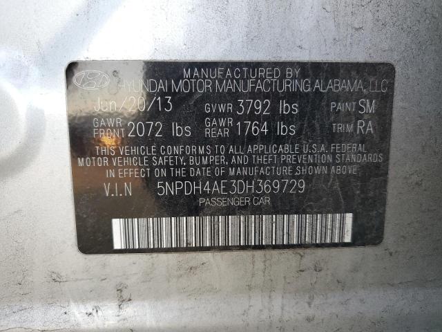 Photo 11 VIN: 5NPDH4AE3DH369729 - HYUNDAI ELANTRA GL 