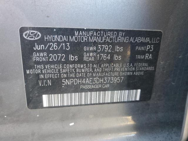 Photo 11 VIN: 5NPDH4AE3DH373957 - HYUNDAI ELANTRA GL 