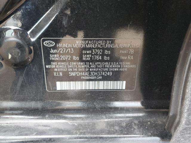 Photo 11 VIN: 5NPDH4AE3DH374249 - HYUNDAI ELANTRA GL 