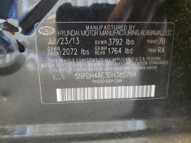 Photo 11 VIN: 5NPDH4AE3DH385784 - HYUNDAI ELANTRA GL 