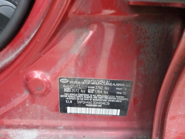 Photo 11 VIN: 5NPDH4AE3DH404639 - HYUNDAI ELANTRA GL 