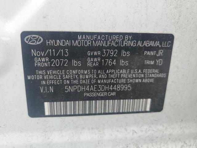 Photo 11 VIN: 5NPDH4AE3DH448995 - HYUNDAI ELANTRA GL 