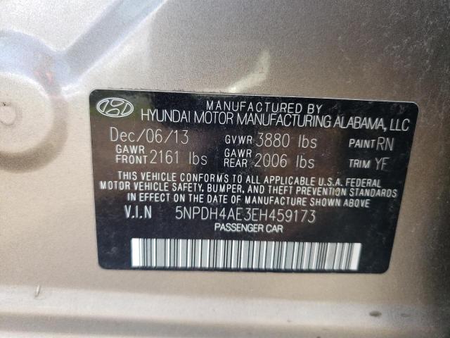 Photo 11 VIN: 5NPDH4AE3EH459173 - HYUNDAI ELANTRA SE 