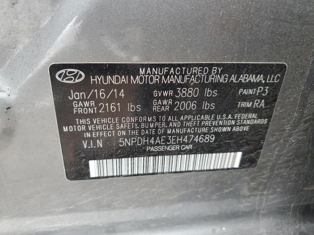 Photo 11 VIN: 5NPDH4AE3EH474689 - HYUNDAI ELANTRA SE 