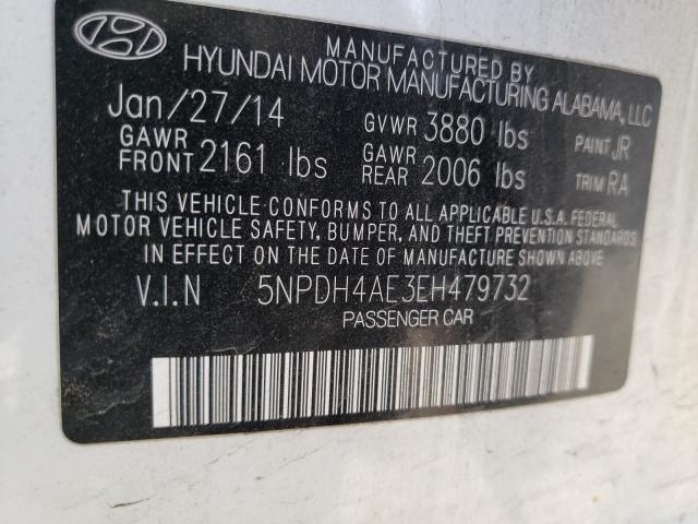 Photo 9 VIN: 5NPDH4AE3EH479732 - HYUNDAI ELANTRA SE 