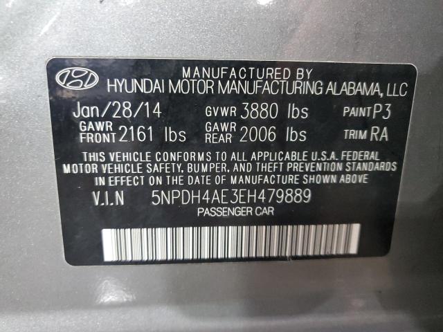 Photo 11 VIN: 5NPDH4AE3EH479889 - HYUNDAI ELANTRA SE 