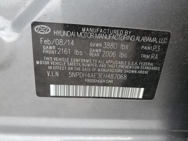 Photo 12 VIN: 5NPDH4AE3EH487068 - HYUNDAI ELANTRA 