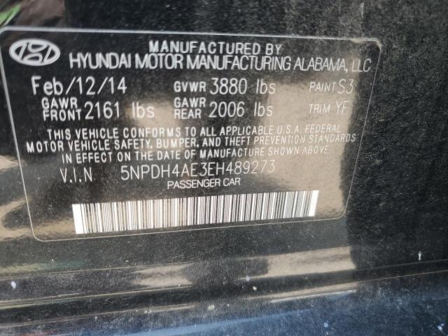 Photo 12 VIN: 5NPDH4AE3EH489273 - HYUNDAI ELANTRA 