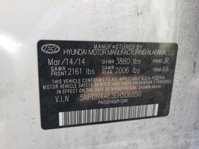 Photo 11 VIN: 5NPDH4AE3EH506850 - HYUNDAI ELANTRA SE 