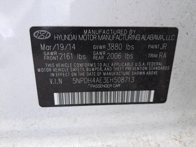 Photo 9 VIN: 5NPDH4AE3EH508713 - HYUNDAI ELANTRA 