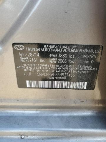 Photo 11 VIN: 5NPDH4AE3EH527455 - HYUNDAI ELANTRA 