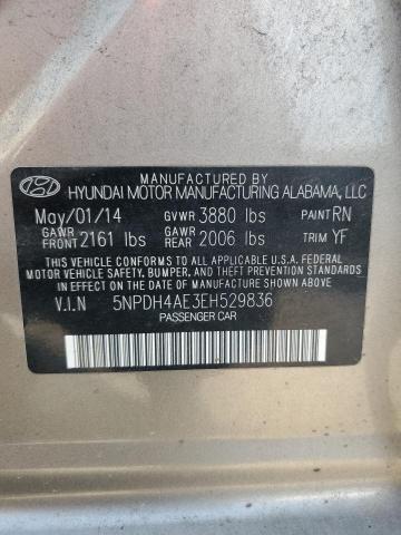 Photo 11 VIN: 5NPDH4AE3EH529836 - HYUNDAI ELANTRA SE 