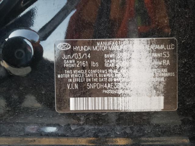 Photo 9 VIN: 5NPDH4AE3EH546460 - HYUNDAI ELANTRA SE 