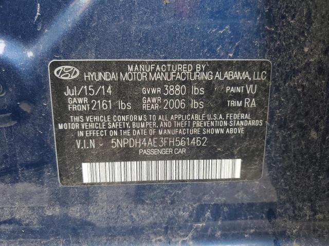 Photo 11 VIN: 5NPDH4AE3FH561462 - HYUNDAI ELANTRA 