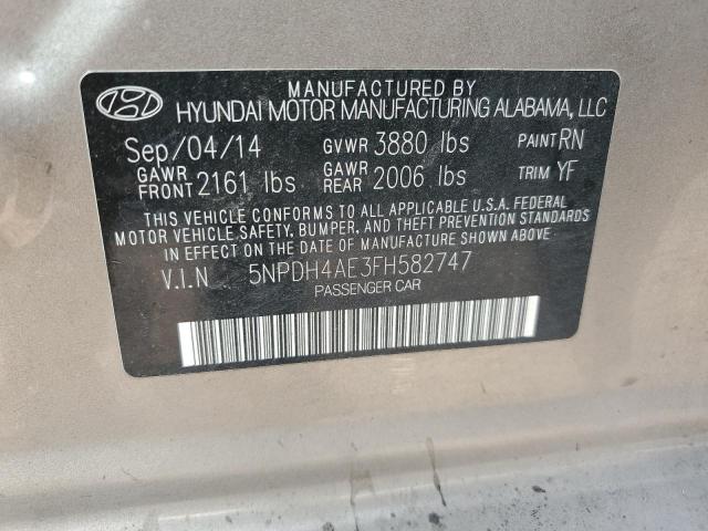 Photo 11 VIN: 5NPDH4AE3FH582747 - HYUNDAI ELANTRA SE 