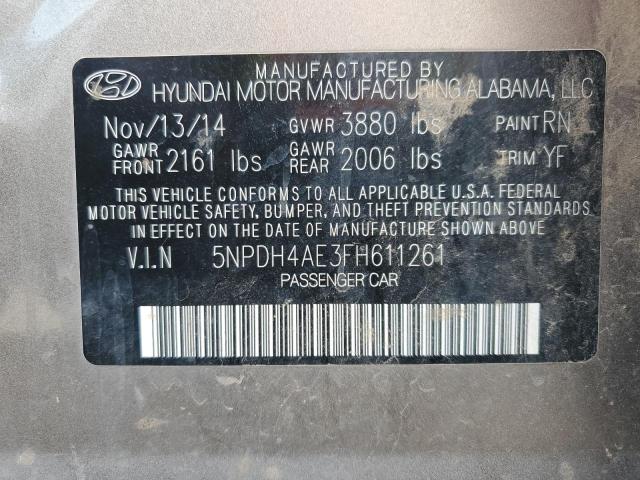 Photo 11 VIN: 5NPDH4AE3FH611261 - HYUNDAI ELANTRA 