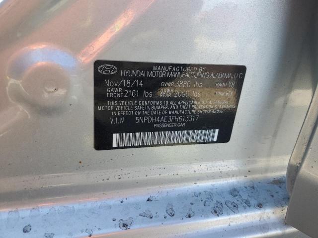 Photo 11 VIN: 5NPDH4AE3FH613317 - HYUNDAI ELANTRA 