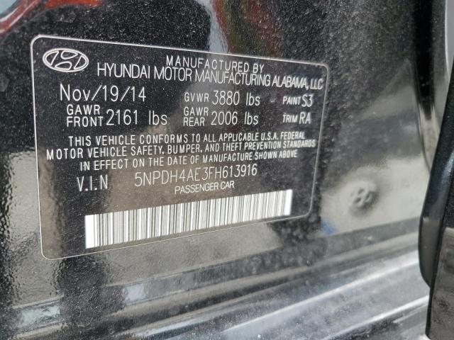 Photo 12 VIN: 5NPDH4AE3FH613916 - HYUNDAI ELANTRA SE 