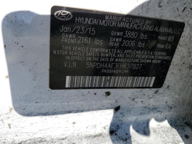 Photo 11 VIN: 5NPDH4AE3FH637827 - HYUNDAI ELANTRA SE 