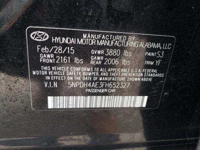 Photo 11 VIN: 5NPDH4AE3FH652327 - HYUNDAI ELANTRA SE 