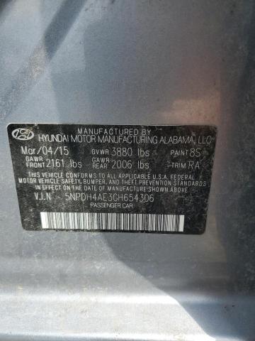 Photo 11 VIN: 5NPDH4AE3GH654306 - HYUNDAI ELANTRA 