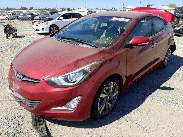 Photo 1 VIN: 5NPDH4AE3GH658405 - HYUNDAI ELANTRA SE 