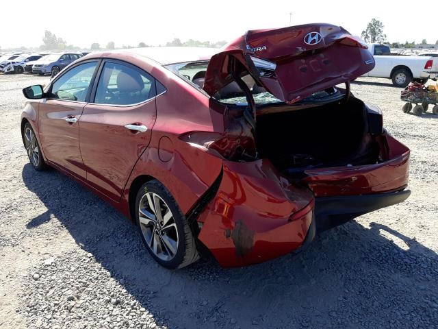 Photo 2 VIN: 5NPDH4AE3GH658405 - HYUNDAI ELANTRA SE 