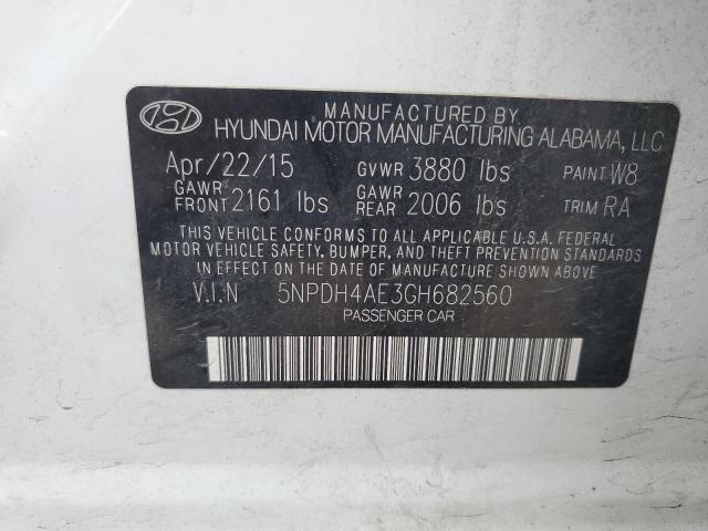 Photo 11 VIN: 5NPDH4AE3GH682560 - HYUNDAI ELANTRA SE 