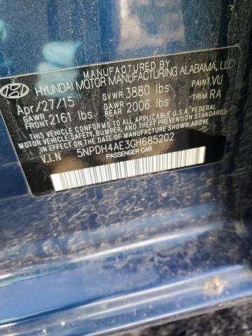 Photo 11 VIN: 5NPDH4AE3GH685202 - HYUNDAI ELANTRA 