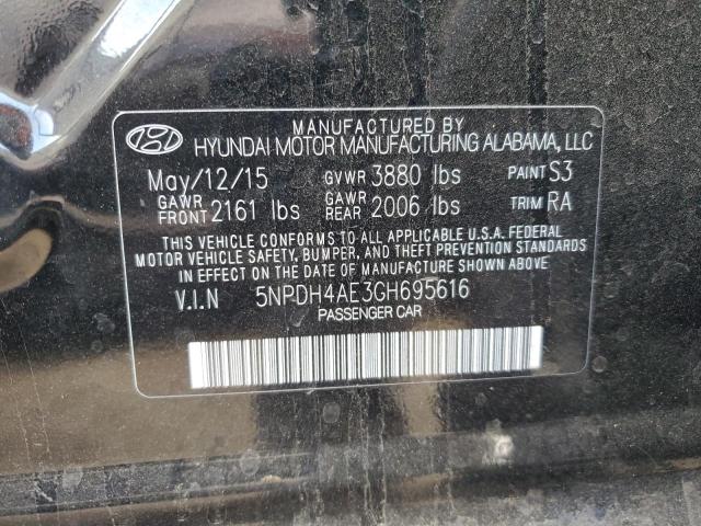 Photo 11 VIN: 5NPDH4AE3GH695616 - HYUNDAI ELANTRA 