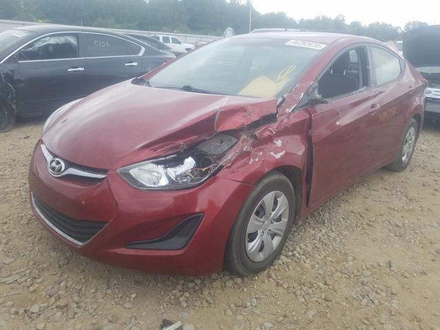 Photo 1 VIN: 5NPDH4AE3GH697222 - HYUNDAI ELANTRA SE 