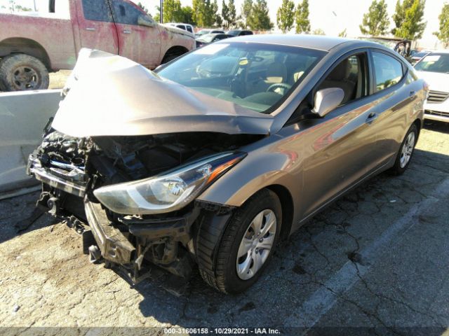 Photo 1 VIN: 5NPDH4AE3GH702645 - HYUNDAI ELANTRA 