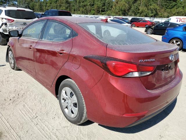 Photo 2 VIN: 5NPDH4AE3GH715072 - HYUNDAI ELANTRA SE 