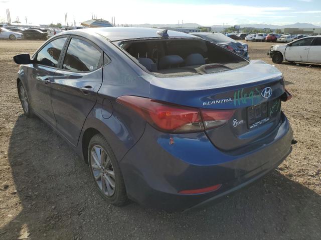 Photo 2 VIN: 5NPDH4AE3GH722569 - HYUNDAI ELANTRA SE 