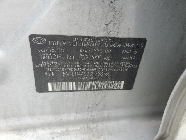 Photo 11 VIN: 5NPDH4AE3GH728789 - HYUNDAI ELANTRA 